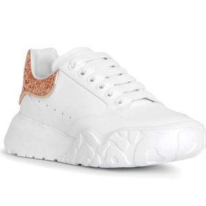 Alexander McQueen Glitter Counter Court 
Size: EU 38- USA 8 woman